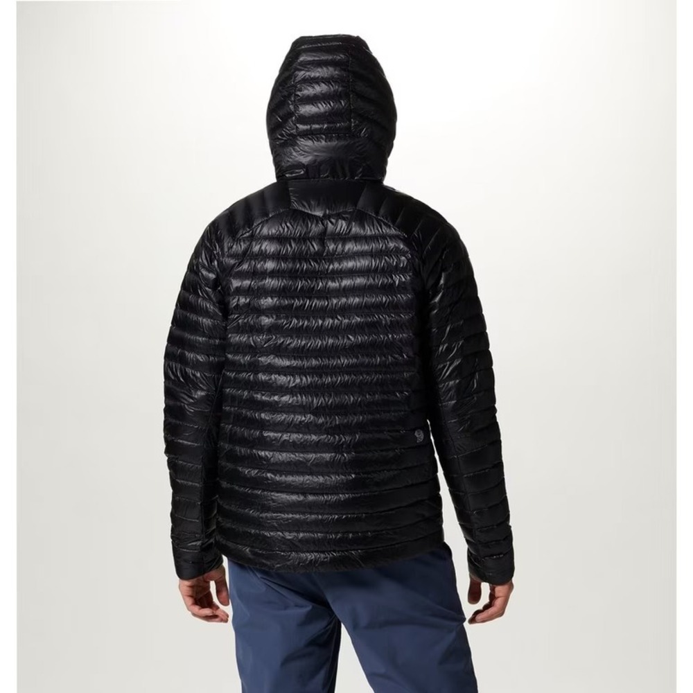 Mountain Hardwear Men's Large (L) Ghost Whisperer Hoody 800FP Down Jacket Black - Picture 2 of 11